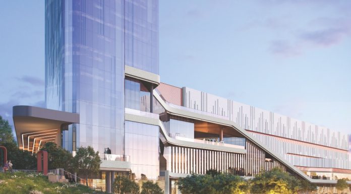 Illinois Casinos Create Winning Events Rendering of Bally’s Chicago casino, to open in its permanent home next year