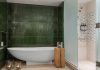Hyatt Lodge Oak Brook Unveils Guest Room Renovations 7.8.26 Hyatt Lodge Oak Brook renovated bathroom in the Evergreen Suite