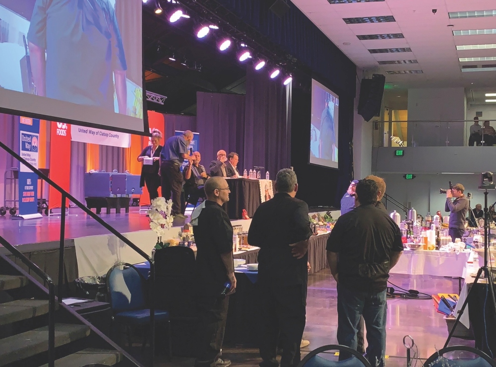 Event setup at Seaside Civic &amp; Convention Center